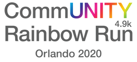 CommUNITY Rainbow Run 2020 Logo